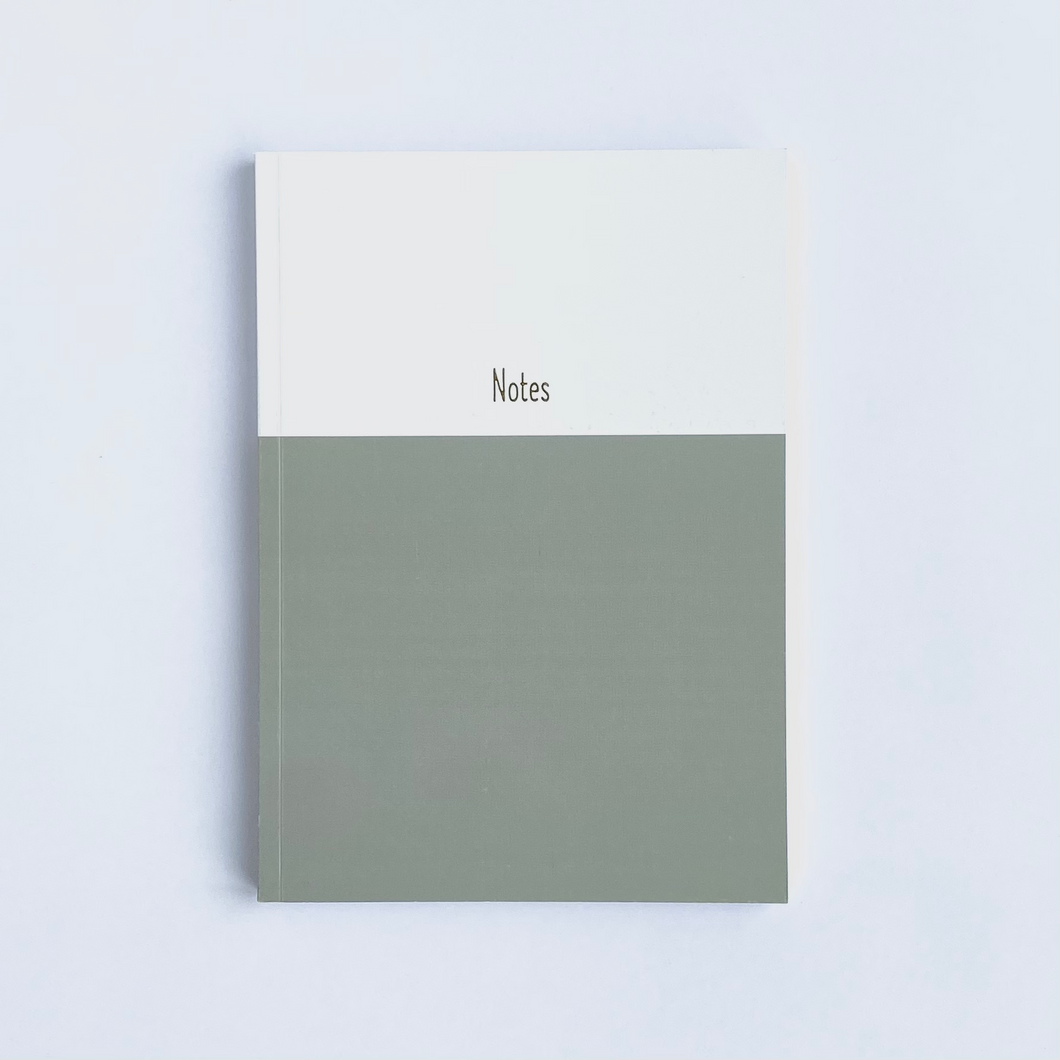 Notebook (Green and white)